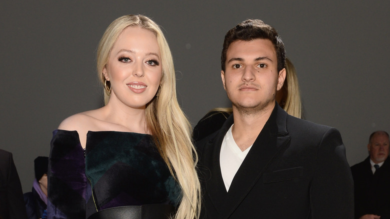 Tiffany Trump Michael Boulos sorride