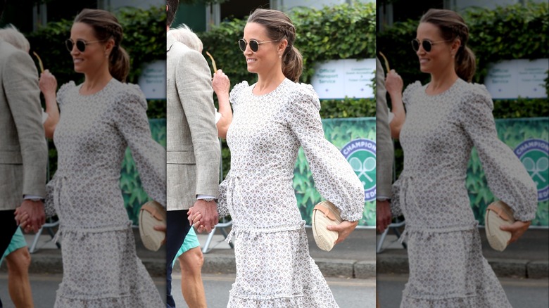 Pippa Middleton con occhiali da sole