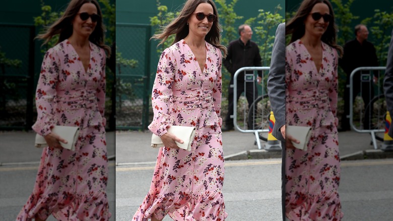 Pippa Middleton in abito floreale