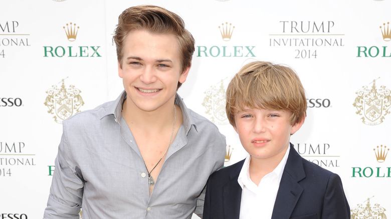 Hunter Hayes, Barron Trump sorride