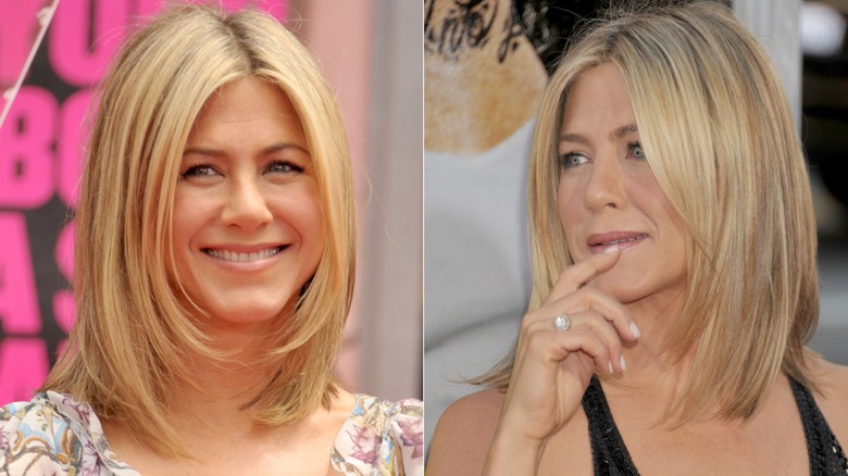 Jennifer Aniston capelli biondo chiaro