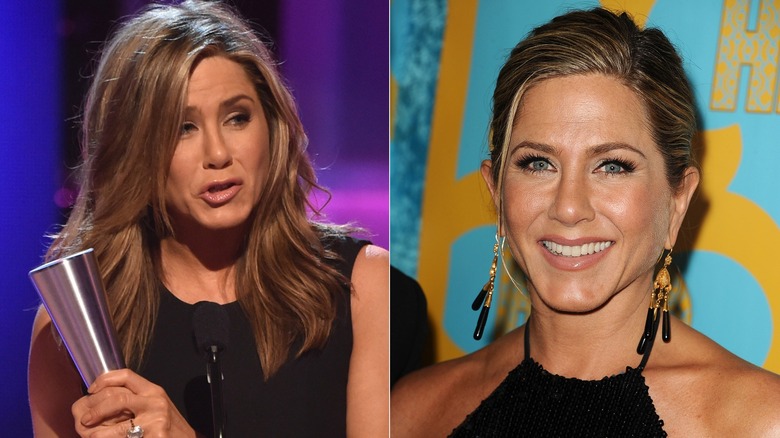 Jennifer Aniston capelli castani biondo scuro