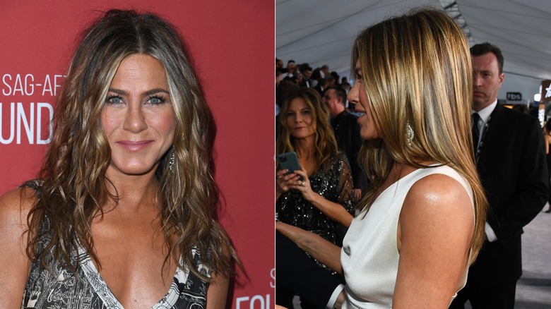 Jennifer Aniston radici scure