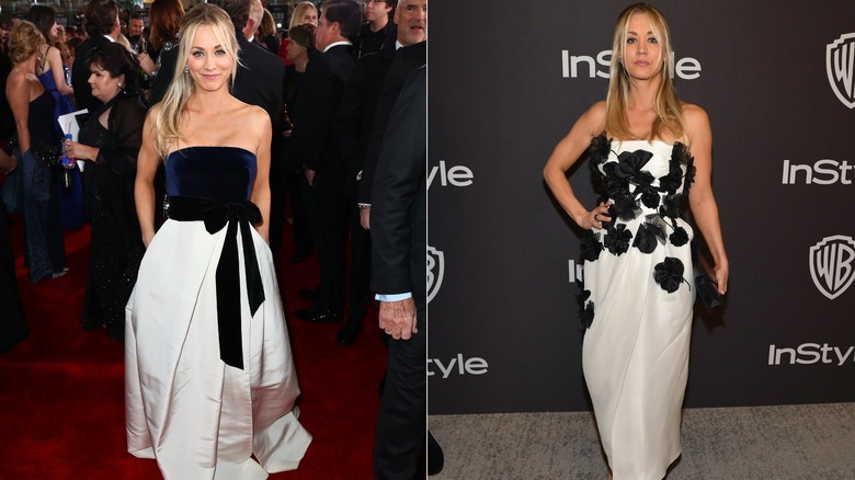 Kaley Cuoco in bianco e nero