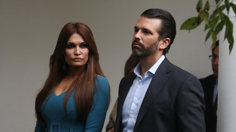 Kimberly Guilfoyle e Donald Trump Jr. sono seri