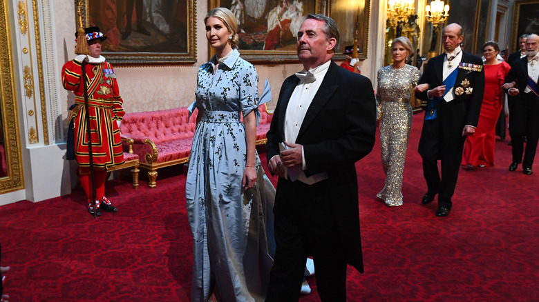 Ivanka Trump arriva a Buckingham Palace