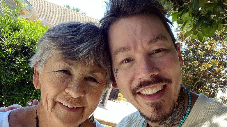 David Bromstad con sua madre