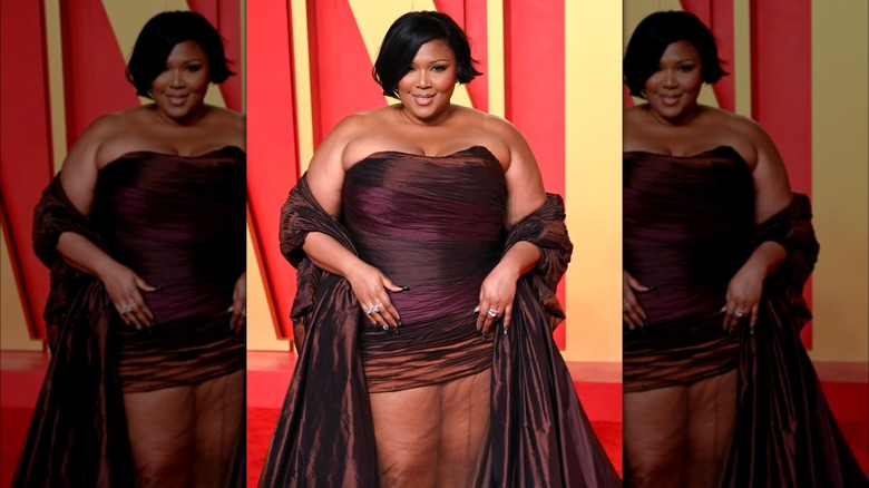 Lizzo alla festa degli Oscar di Vanity Fair del 2024