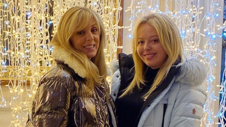 Marla Maples Tiffany Trump sorridente