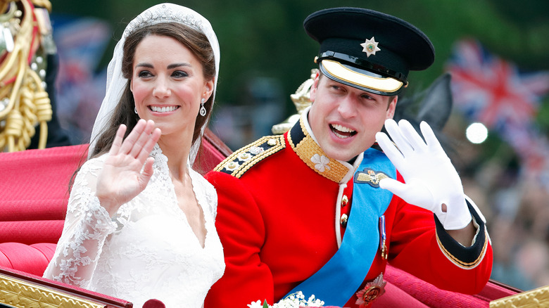 Kate Middleton e il principe William in carrozza