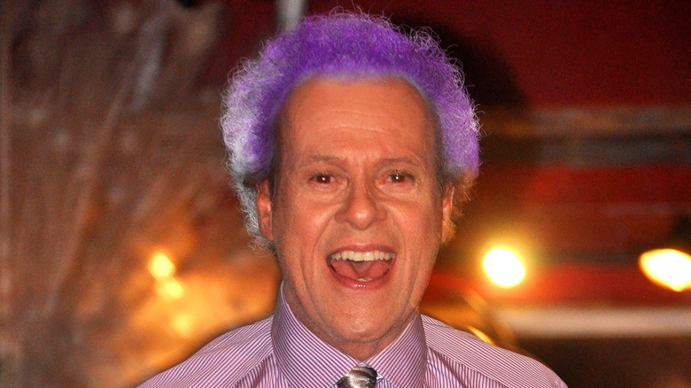 Richard Simmons con i capelli viola nel 2013