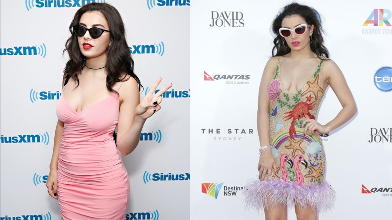 Charli XCX indossa occhiali da sole