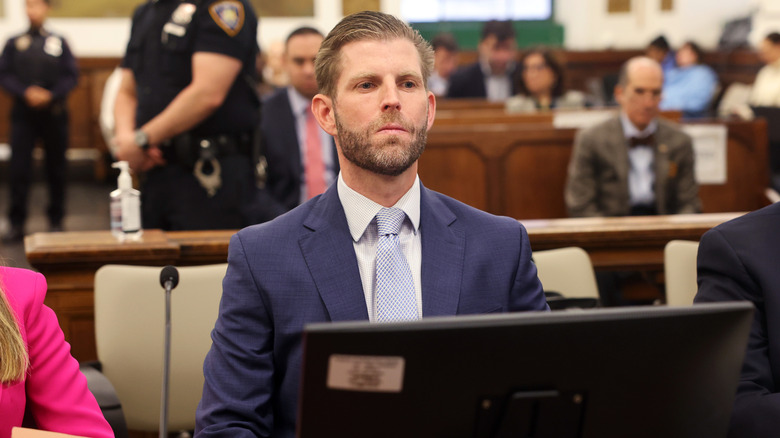 Eric Trump partecipa al processo