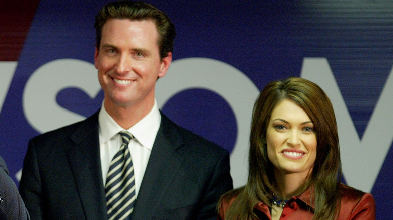 Gavin Newsom e Kimberly Guilfoyle