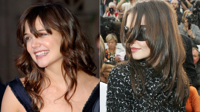 Katie Holmes con la frangetta sottile