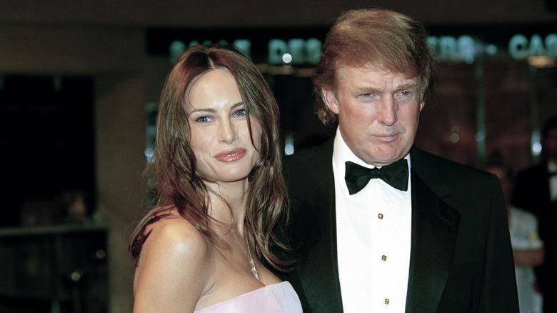 Melania Trump, Donald Trump in posa