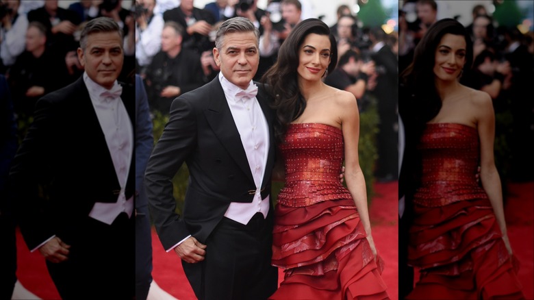 George e Amal Clooney sul red carpet