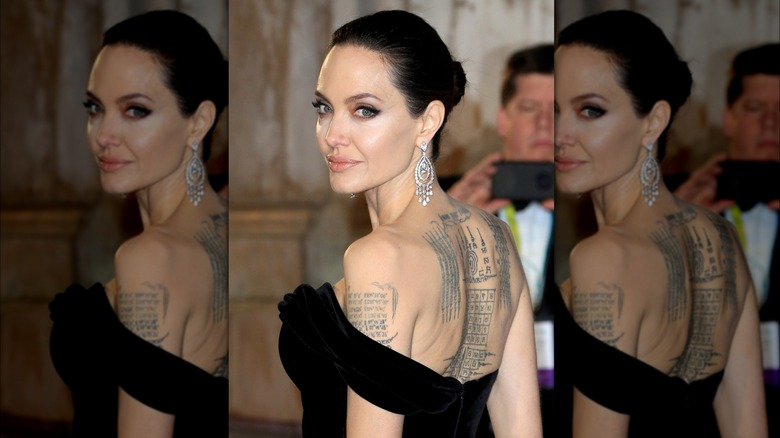 Angelina Jolie durante i premi BAFTA