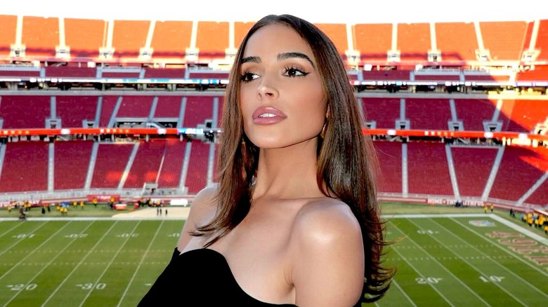 Olivia Culpo alla partita dei 49ers