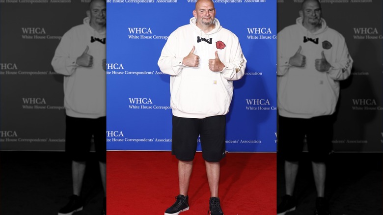 Felpa con cappuccio del senatore americano John Fetterman