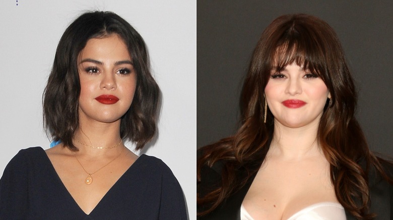 Selena Gomez bob rossetto rosso