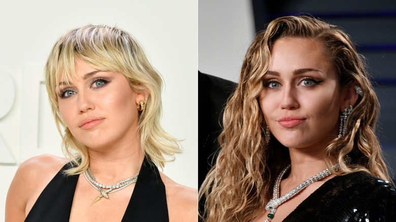 Collana di diamanti mullet di Miley Cyrus