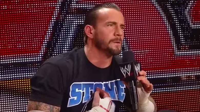 CM Punk pronuncia il discorso