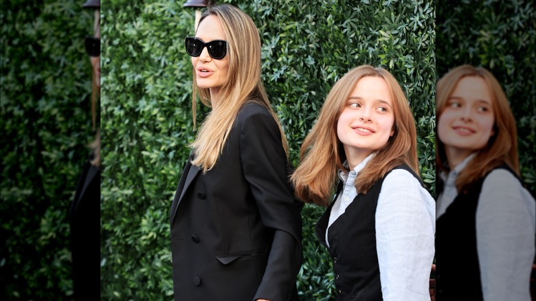 Angelina Jolie con la figlia Vivienne 