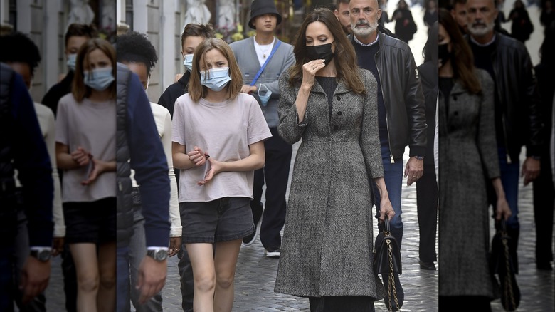 Angelina Jolie con la figlia Vivienne