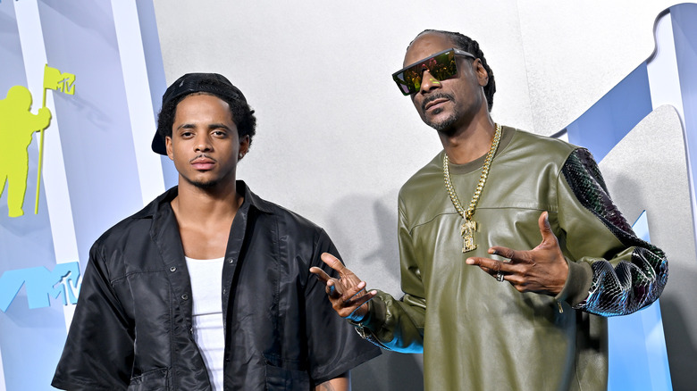 Cordell Broadus e Snoop Dogg posano