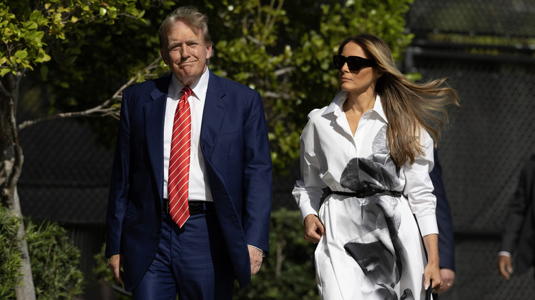 Melania e Donald Trump insieme