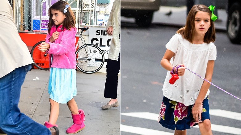 Suri Cruise in una moda colorata