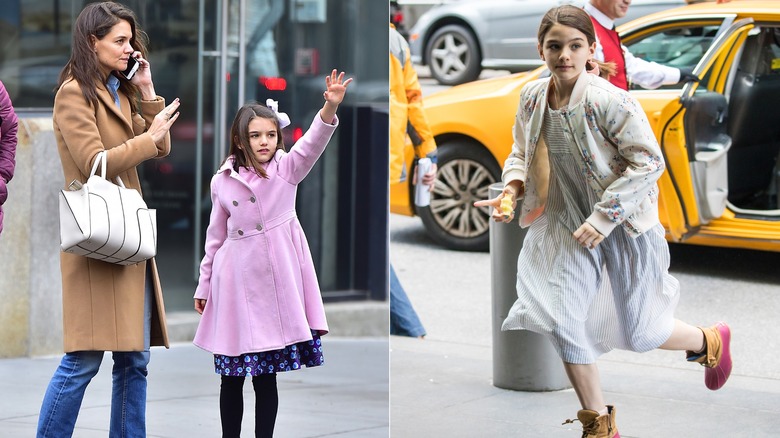 Katie Holmes e Suri Cruise 