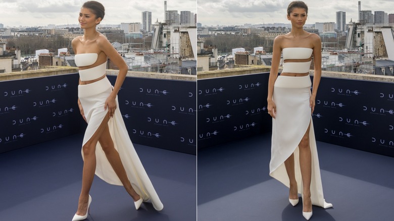 Zendaya in un abito 3D