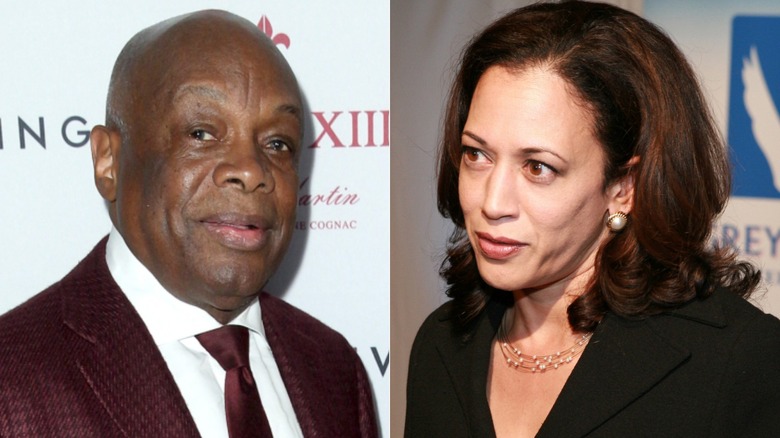 Ripresa divisa di Willie Brown e Kamala Harris