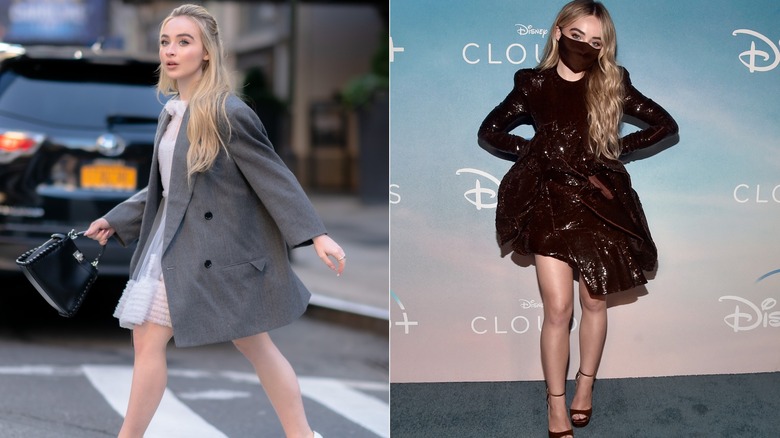 Sabrina Carpenter in stile sofisticato