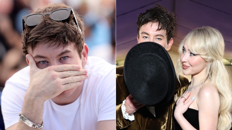 Barry Keoghan si copre il viso