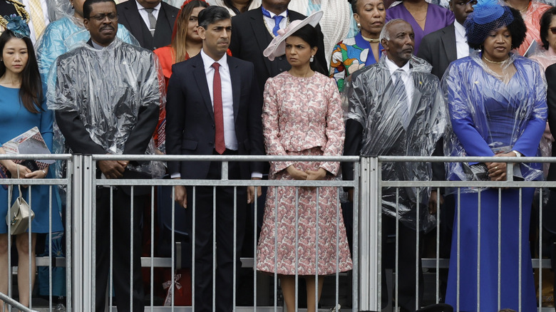 rishi sunak, Akshata Murty al Trooping the Colour 2024