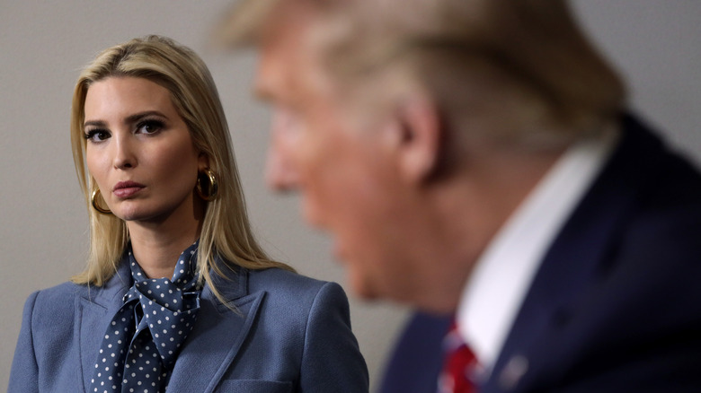 Ivanka Trump fissa Donald Trump