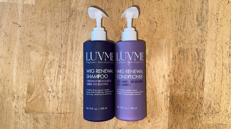 Shampoo e balsamo per il rinnovo delle parrucche di Luvme Hair