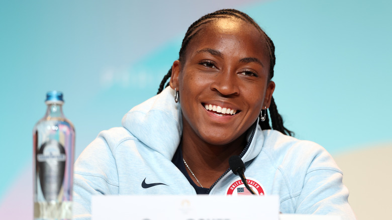 Coco Gauff sorridente