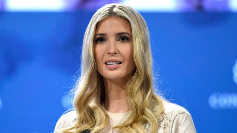 Ivanka Trump con espressione preoccupata