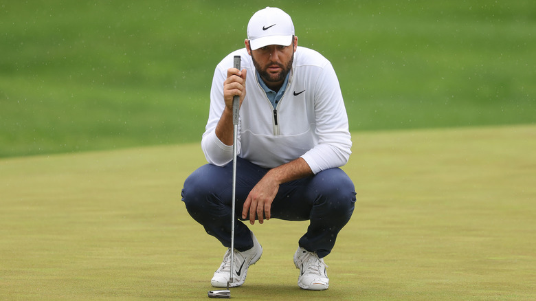 Scottie Scheffler sul campo da golf