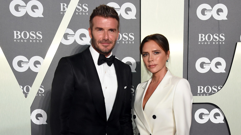 David e Victoria Beckham posano insieme