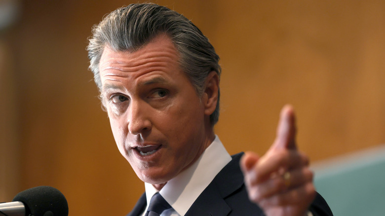 Gavin Newsom fa un punto