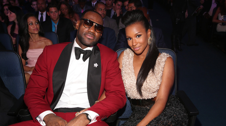 LeBron e Savannah James in posa