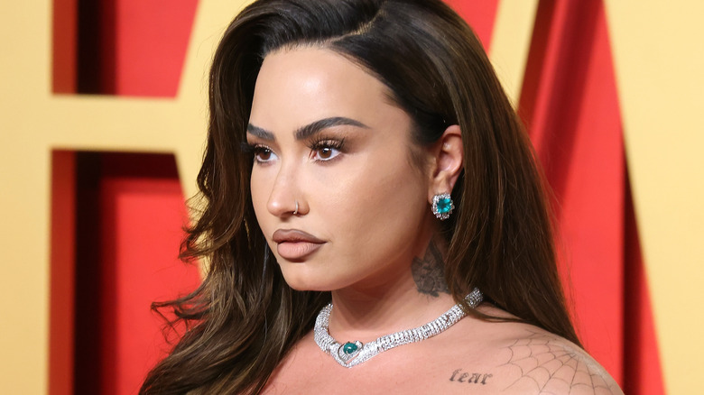 Demi Lovato alla festa degli Oscar di Vanity Fair del 2024