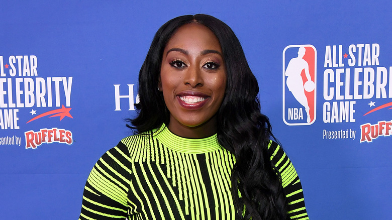 La presidentessa della WNBPA Nneka Ogwumike sul red carpet