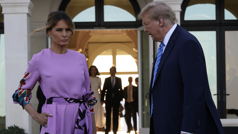 Melania e Donald Trump nel 2024