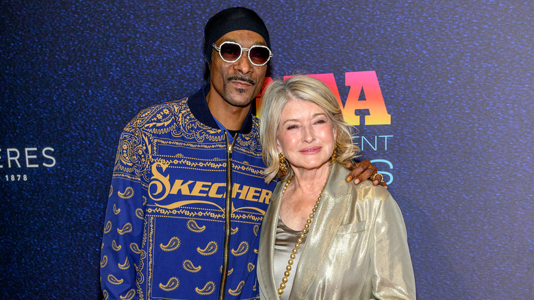 Snoop Dogg e Martha Stewart in posa